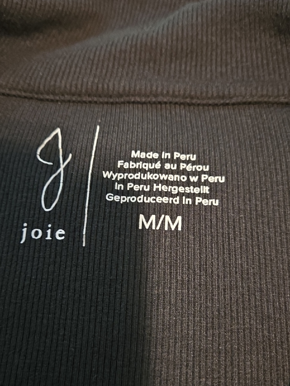 Joie Ribbed Fitted Top - Picture 2 of 3